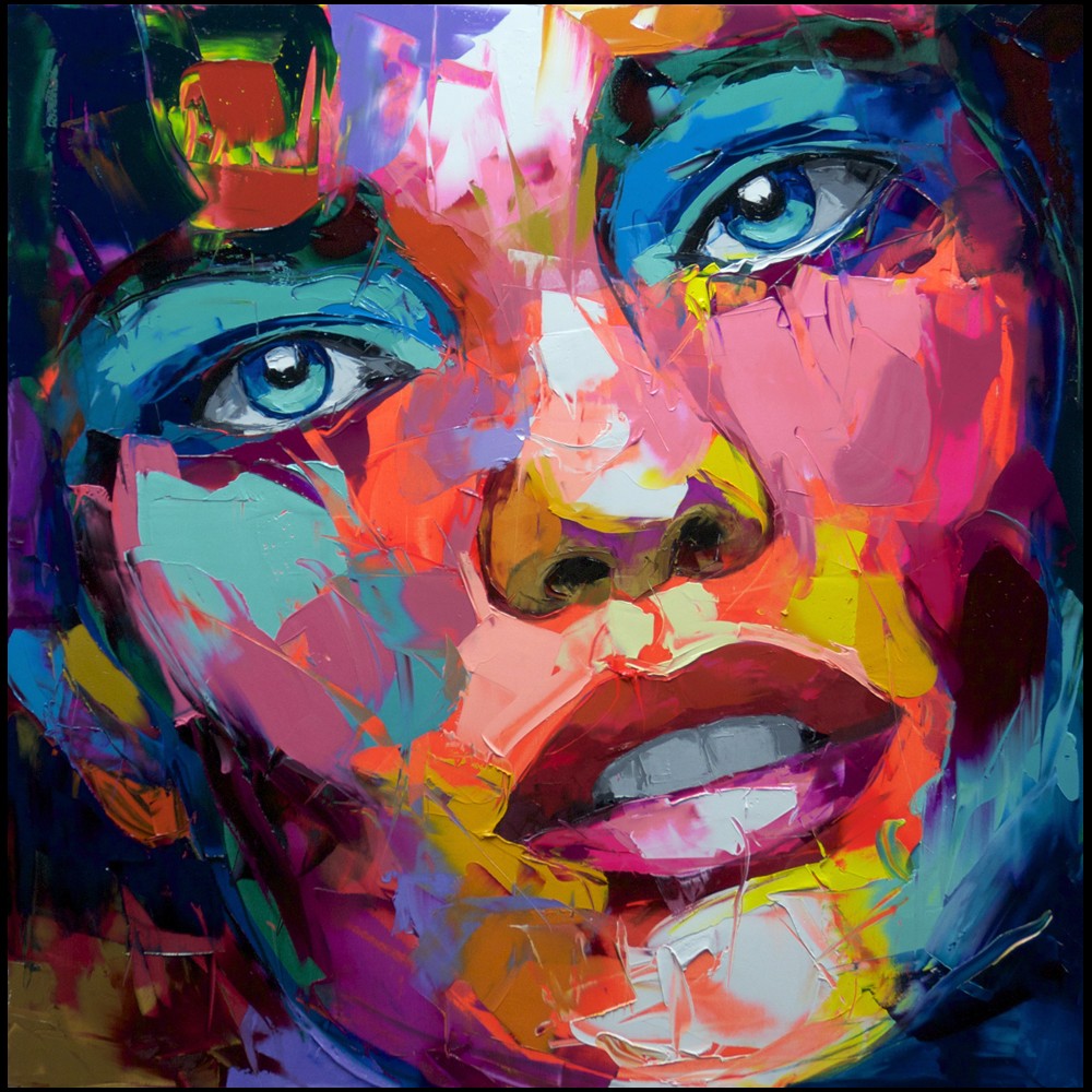 Francoise Nielly Portrait Palette Painting Expression Face172